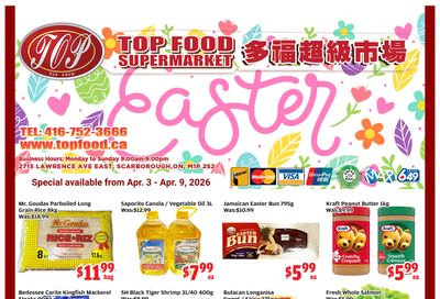Top Food Supermarket Flyer April 3 to 9