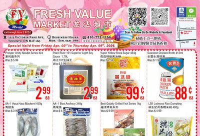 Fresh Value (Scarborough) Flyer April 3 to 9