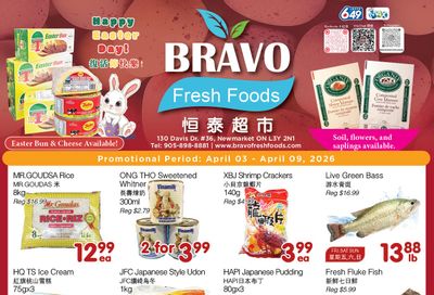 Bravo Fresh Foods Flyer April 3 to 9