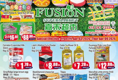 Fusion Supermarket (Scarborough) Flyer April 3 to 9