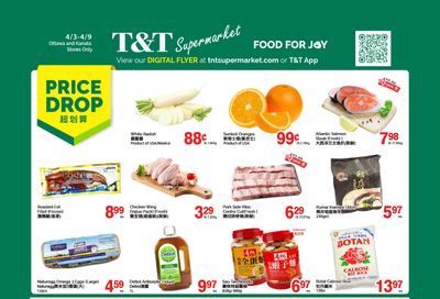 T&T Supermarket (Ottawa & Kanata) Flyer April 3 to 9