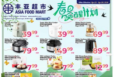 Asia Food Mart Flyer April 3 to 9