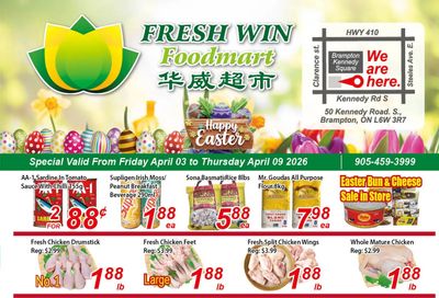 Fresh Win Foodmart Flyer April 3 to 9