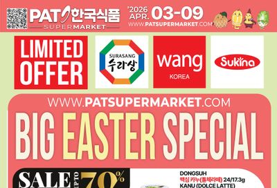 PAT Mart Flyer April 3 to 9