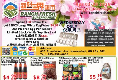 Ranch Fresh Supermarket Flyer April 3 to 9