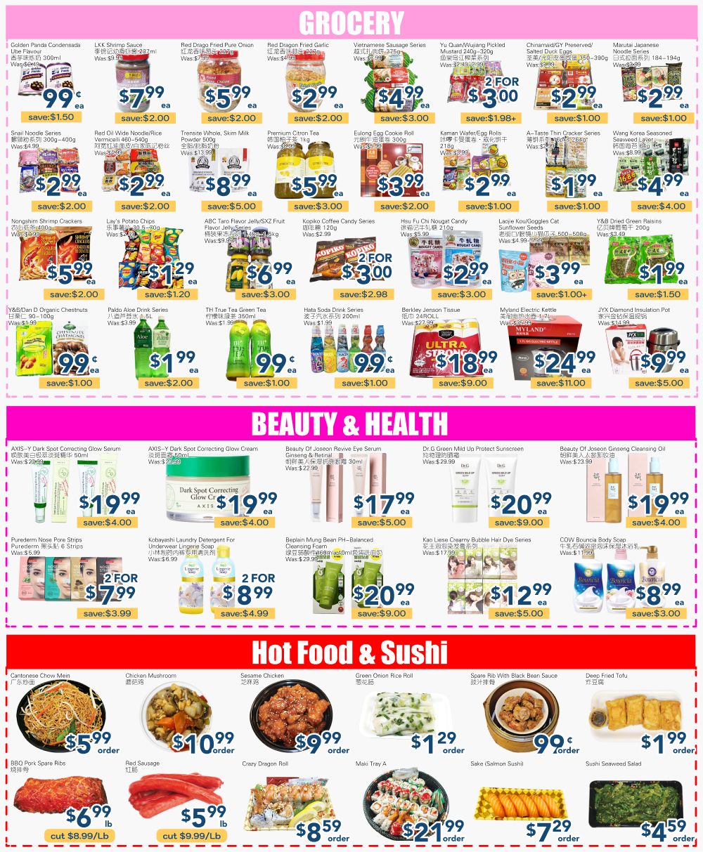 Oceans Fresh Food Market (Mississauga) Flyer April 3 to 9
