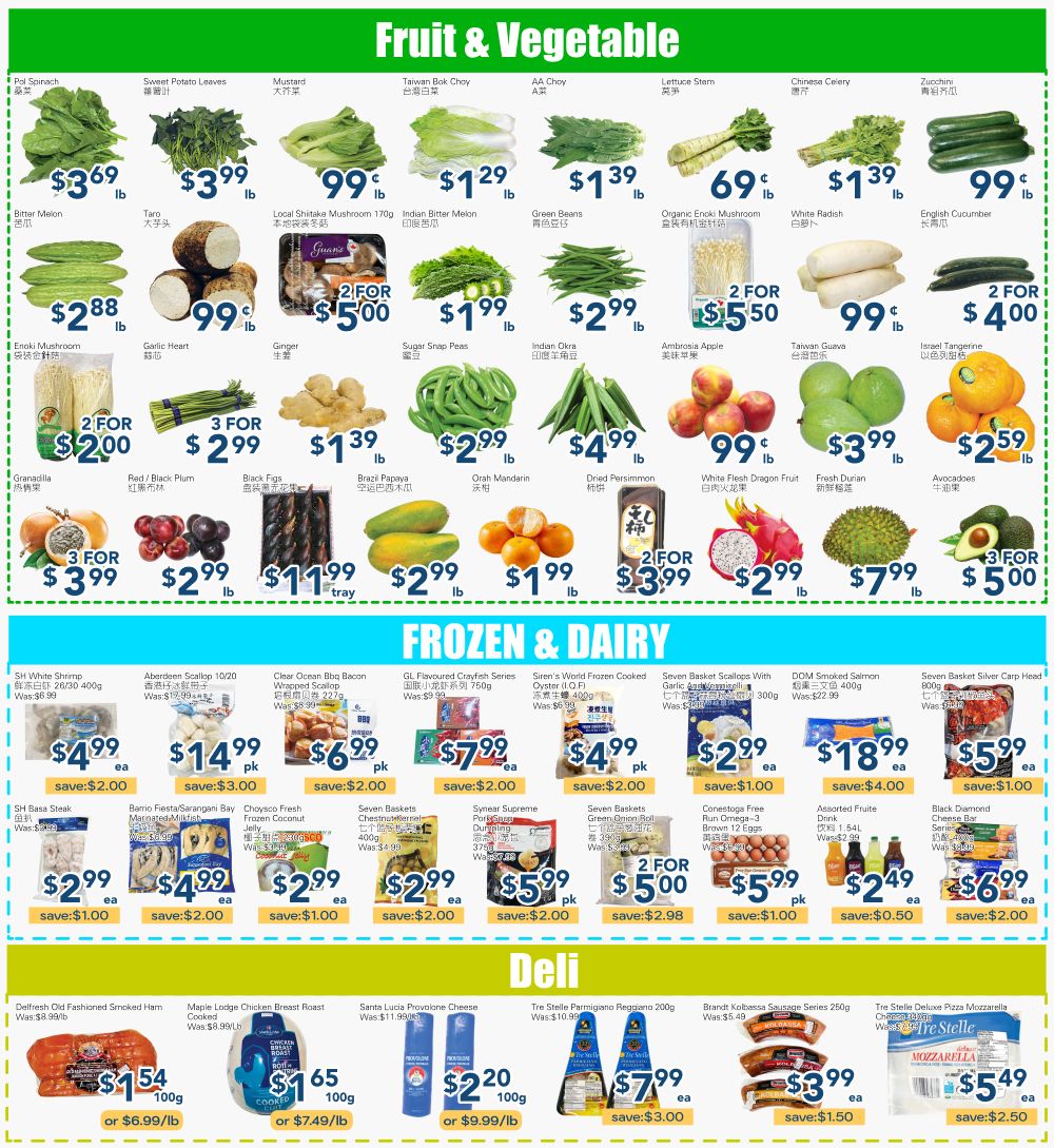 Oceans Fresh Food Market (Mississauga) Flyer April 3 to 9