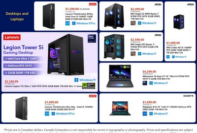 Canada Computers Flyer April 3 to 9