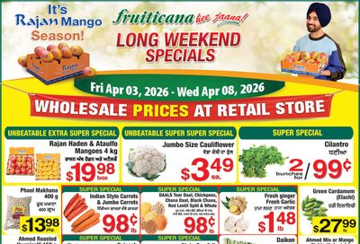 Fruiticana (Edmonton) Flyer April 3 to 8