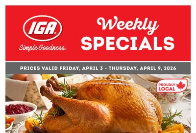 IGA Stores of BC Flyer April 3 to 9