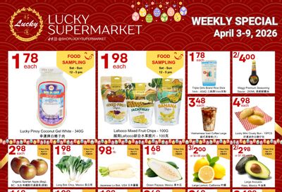 Lucky Supermarket (Edmonton) Flyer April 3 to 9