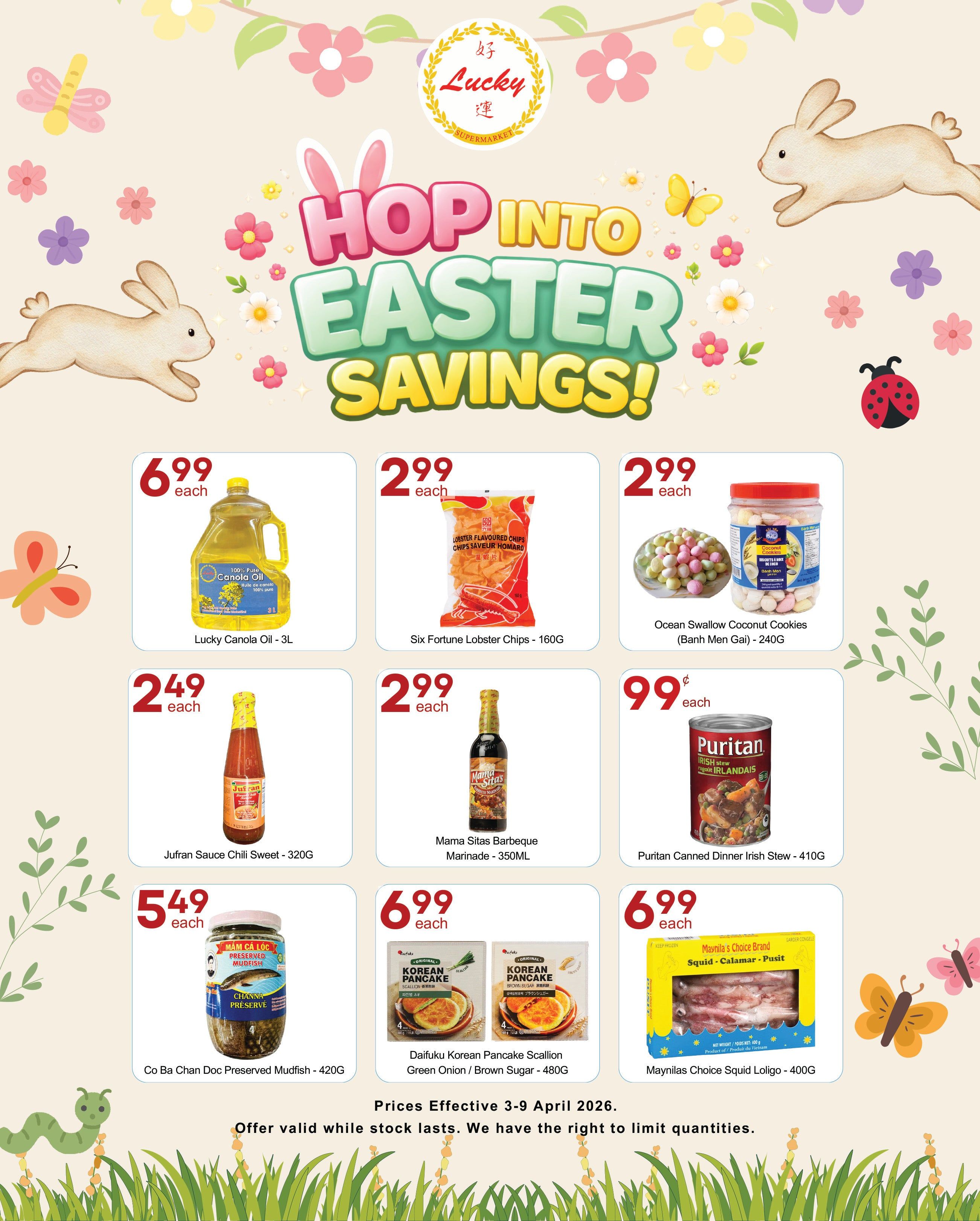 Lucky Supermarket (Winnipeg) Flyer April 3 to 9