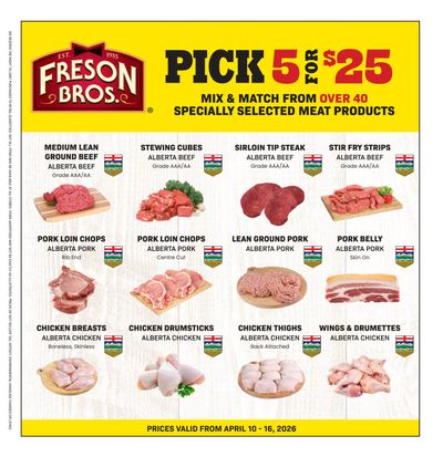 Freson Bros. Flyer April 10 to 16
