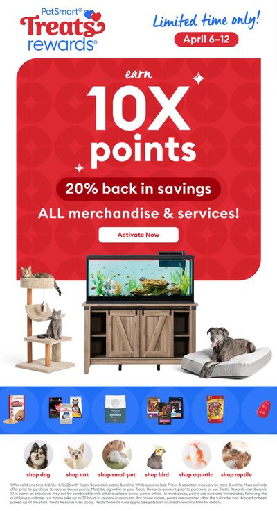 PetSmart Flyer April 6 to 16
