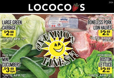 Lococo's Flyer April 6 to 9
