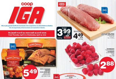 Coop IGA (QC) Flyer April 9 to 15