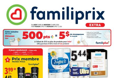 Familiprix Extra Flyer April 9 to 15