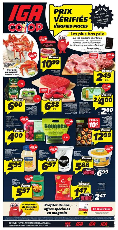 IGA (NB) Flyer April 9 to 15