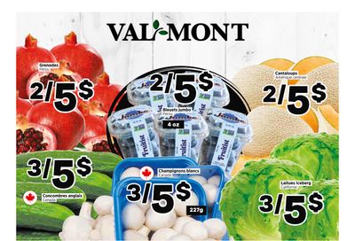 Val-Mont Flyer April 9 to 15