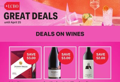 LCBO Flyer April 7 to 26