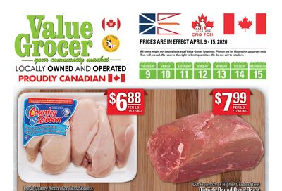 Value Grocer Flyer April 9 to 15