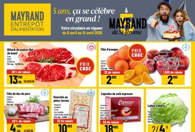 Mayrand Flyer April 8 to 14