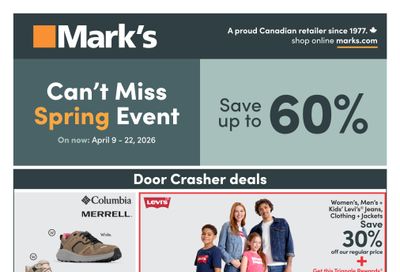 Mark's Flyer April 9 to 22