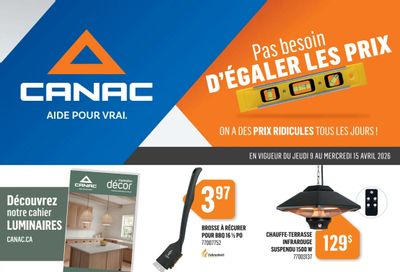 Canac Flyer April 9 to 15
