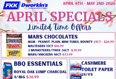 FKK Wholesale Cash & Carry Flyer April 8 to May 2