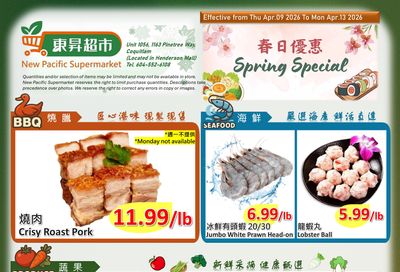 New Pacific Supermarket Flyer April 9 to 13