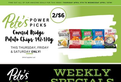 Pete's Fine Foods Flyer April 9 to 15