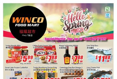 WinCo Food Mart (HWY 7) Flyer April 9 to 15