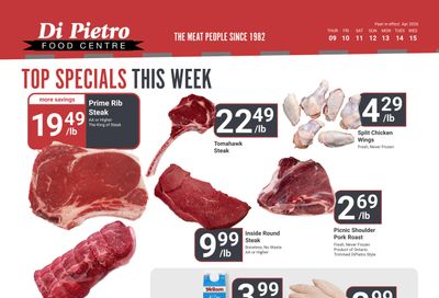 Di Pietro Food Centre Flyer April 9 to 15