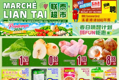 Marche Lian Tai Flyer April 9 to 15