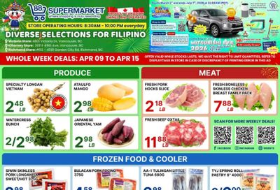 88 Supermarket Flyer April 9 to 15
