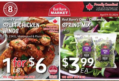 Red Barn Market Flyer April 9 to 15