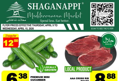 Shaganappi Mediterranean Market Flyer April 9 to 15