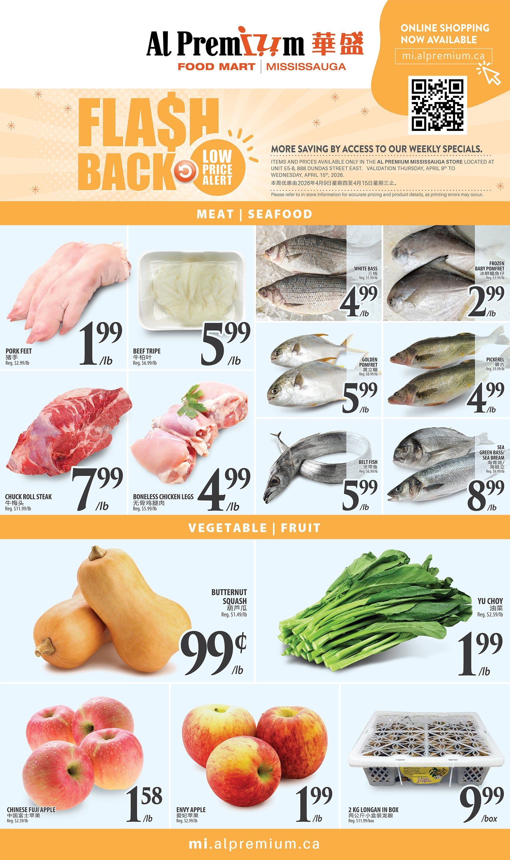 Al Premium Food Mart (Mississauga) Flyer April 9 to 15