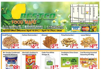 BestCo Food Mart (Etobicoke) Flyer April 10 to 16