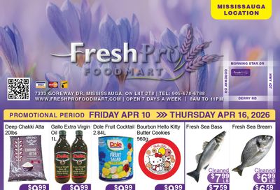 FreshPro Foodmart (Mississauga) Flyer April 10 to 16