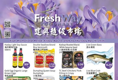 FreshWay Foodmart Flyer April 10 to 16