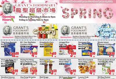 Grant's Food Mart Flyer April 10 to 16