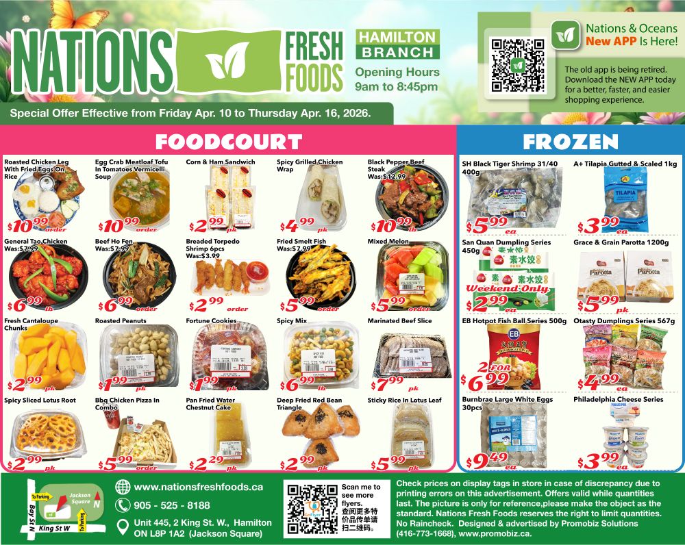 Nations Fresh Foods (Hamilton) Flyer April 10 to 16