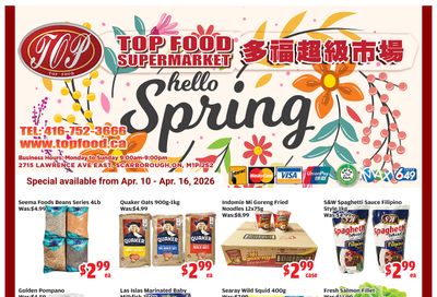 Top Food Supermarket Flyer April 10 to 16