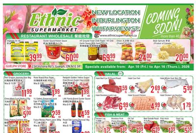 Ethnic Supermarket (Guelph) Flyer April 10 to 16