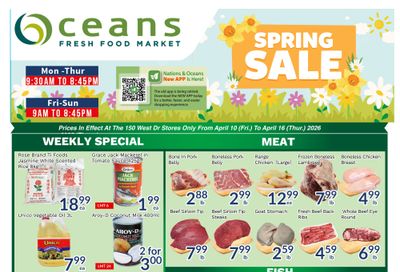 Oceans Fresh Food Market (Brampton) Flyer April 10 to 16