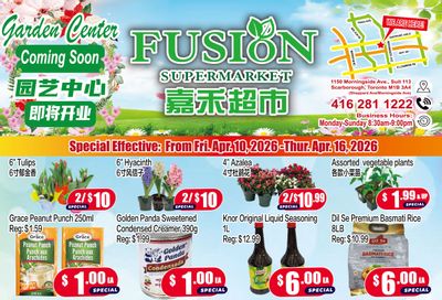 Fusion Supermarket (Scarborough) Flyer April 10 to 16