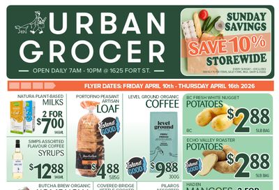 Urban Grocer Flyer April 10 to 16