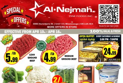 Alnejmah Fine Foods Inc. Flyer April 10 to 16