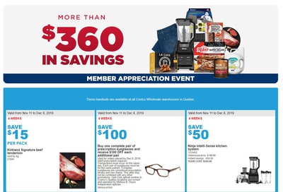 Costco (QC) Weekly Savings November 11 to 17